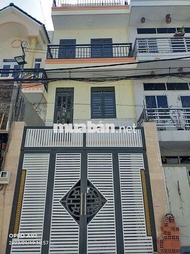 NHÀ MỚI 100%🫰1 TRỆT 2 LẦU ĐƯỜNG TRƯỚC NHÀ 6M.XE HƠI ĐẬU CỬA