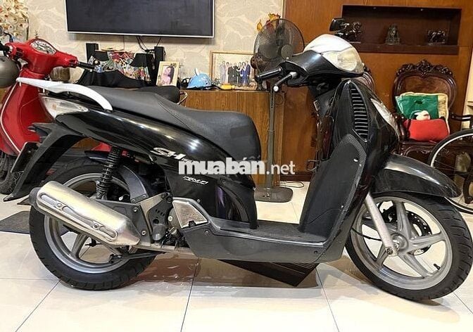 xe SH nhập Ý 2007 màu đen, nguyên zin, 1 chủ
