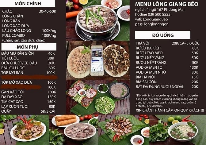Tuyển trung niên giúp việc quán lòng lợn tại Đống Đa, Hà Nội 