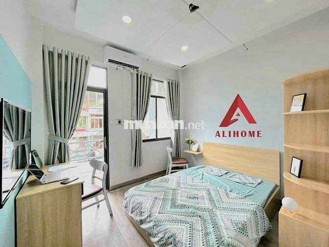 Khai trương căn hộ 1PN balcony - mặt tiền - CV Lê Văn Tám - Cầu Bông