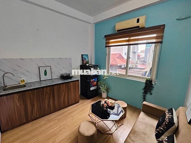 Căn 1N1K 35m2 full đồ, cửa sổ thoáng, tòa mới, chính chủ khu Ba Đình