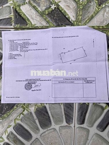 BÁN ĐẤT MẶT TIỀN KHINH DOANH TẶNG NHÀ