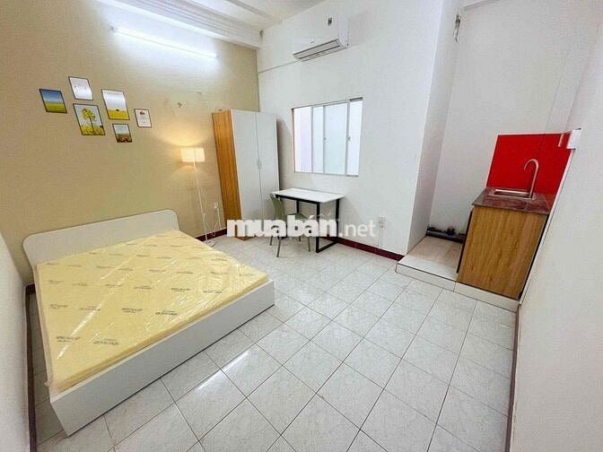 CHO THUÊ STUDIO CỬA SỔ ĐẦY ĐỦ NỘI THẤT GẦN BỆNH VIỆN THỐNG NHẤT