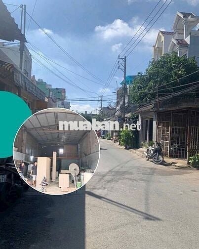 Xưởng MT Đường nhựa 8m thông thoáng. Đường TTH 21, Q12