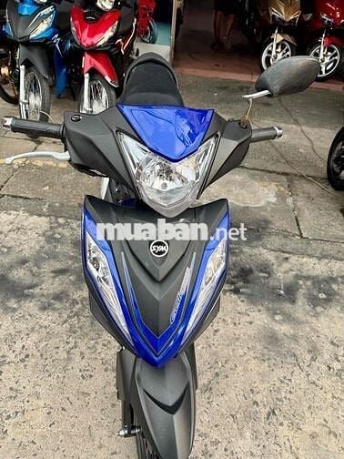 🔵🔵 SYM Galaxy 50c đen xanh 2022 xe đẹp có góp