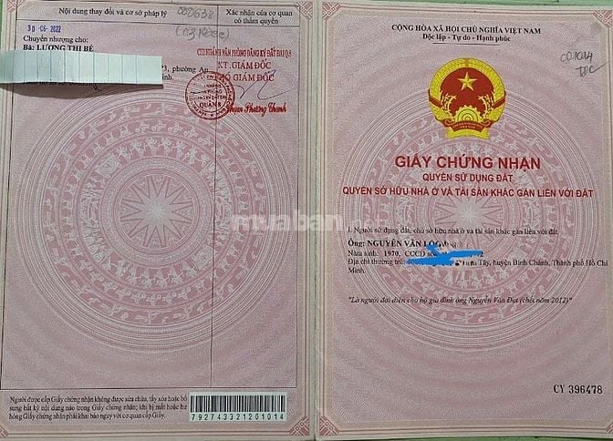 BÁN NHÀ KHU DC CHỢ BÌNH ĐIỀN Q.8- 3TỶ 65