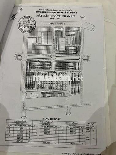 Bán đất nền KDC An Thịnh Bà Điểm Hóc môn chính chủ giá rẻ 2 tỷ