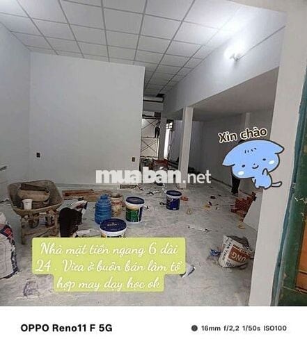 Nhà 6×24 Mặt Tiền Gần chợ Đừờng Vĩnh  Lộc A Bình Chánh