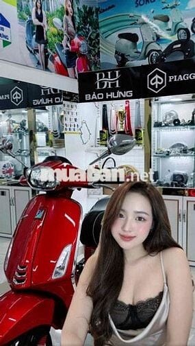 Vespa Sprint đỏ Chery một chủ mua 2023 zin 100%