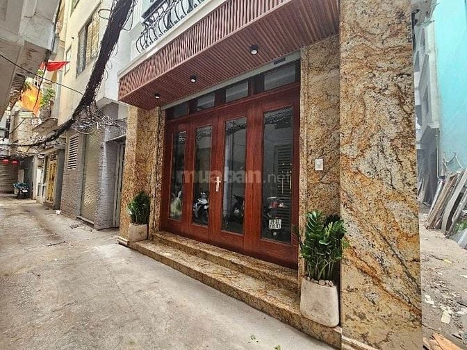 Siêu Phẩm-Lô Góc 53m2-5Tầng-Thang Máy-Mặt Ngõ Thông-Phố Hồng Mai-16Tỷ8
