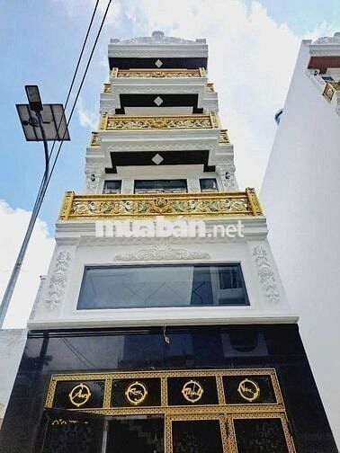 NHÀ MỚI ĐẸP 5 TẦNG, (4X13)M2, HẺM XE HƠI VÀO NHÀ, 7,8 TỶ CÒN TL