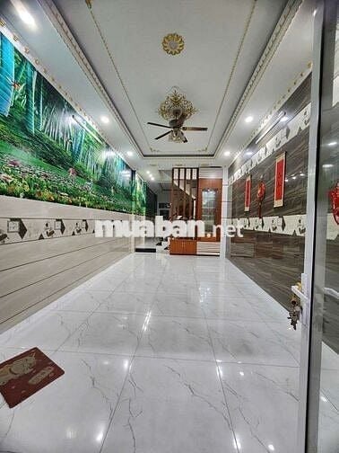 Nhà chợ Gò Xoài [4x17, 3 lầu, 5pn, 6toilet] 18tr/tháng