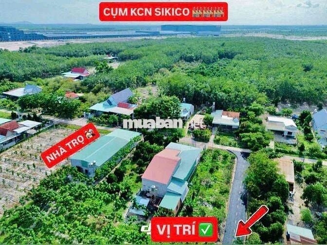 NGUỒN KÍN: LÔ ĐẤT KINH DOANH TRỌ CỰC ĐẸP NGAY KCN MINH HƯNG SIKICO