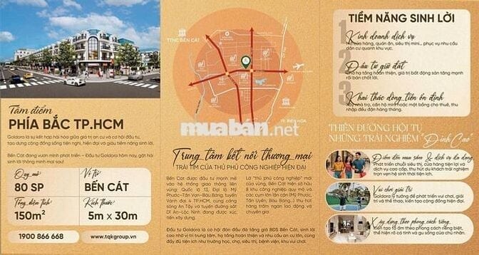 Mặt tiền vành đai 4 (NE2) Bến cát