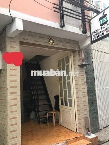 Nhà hẻm 20m2, 1 trệt 2 lầu 1 tầng thượng, đường 3/2, Quận 10.