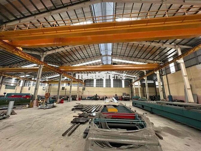 Cho thuê kho xưởng mặt tiền quốc lộ 1A, có cẩu trục, hàng hiếm, đẹp.