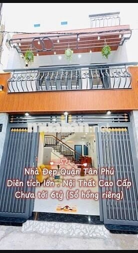 🏡Nhà đẹp Tân Phú - Diện tích lớn 4,2 nở 6,7m -3phòng , có Sân thượng💘🌷
