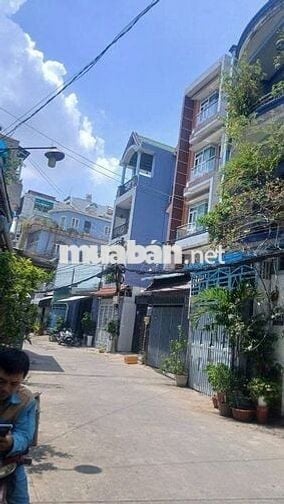 Nhà hẻm xe tải thông 1 sẹc Phan Huy Ích (4,3x14m)