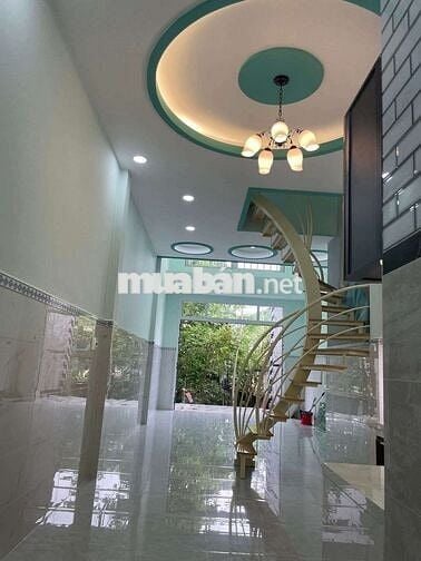 NHÀ MỚI XÂY ĐẸP LUNG LINH HẺM OTO NGAY ĐẶNG VĂN BI, 1T1L 4X14M 2PN 2WC