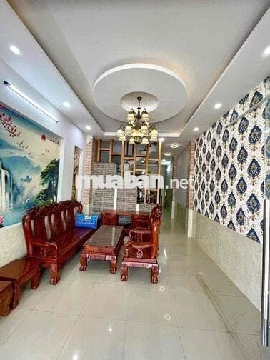 nhà 4p ngủ đầy đủ nội thất,cách ngã 6 An Phú 1,5km đường 12m đậu ô tô
