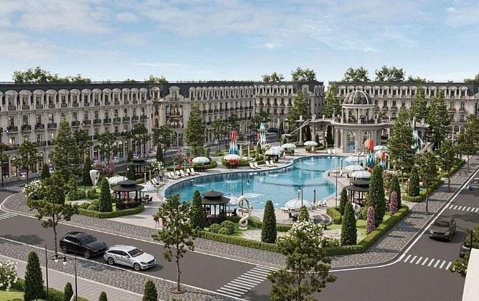 Liền kề đường Hoàng Quốc Việt kéo dài giá : 10 tỷ dự án Noble Palace 