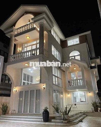 Cho Thuê Villa Mới Lô Góc 2 Mặt Tiền KDC Sông Đà 4 Tầng 7PN-9WC