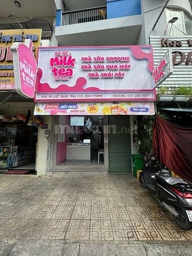 SANG NHƯỢNG QUÁN TRÀ SỮA – MẶT TIỀN XÔ VIẾT NGHỆ TĨNH, BÌNH THẠNH
