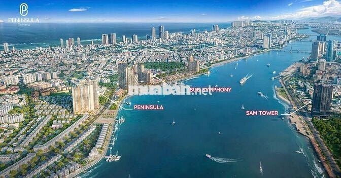 Giảm 400tr trực tiếp căn 2 ngủ Peninsula trong tuần này view biển