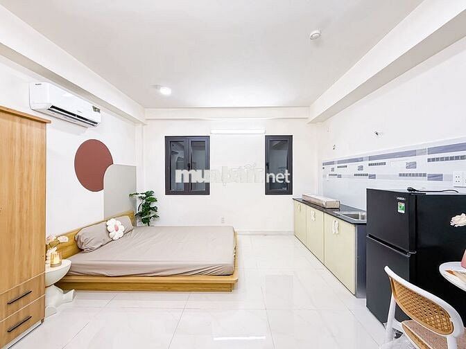 Studio thiết kế vibe pastel xinh xỉu mới xây full nt - gần Vincom, PMH