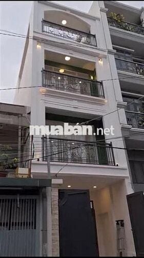 Bán nhà 1 trệt 3 lầu mới xây. 5/121/24 Nơ Trang Long, P7.Q.BT