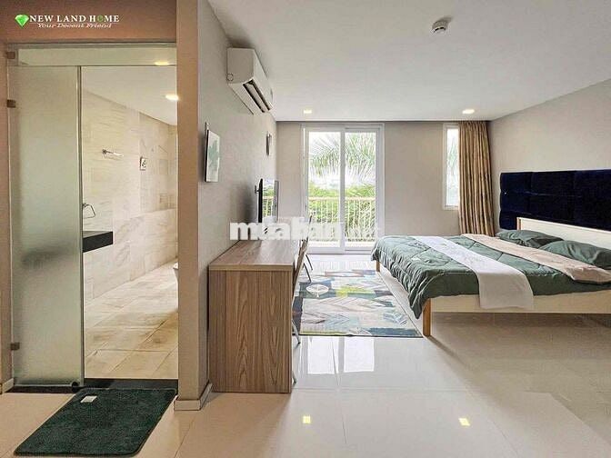 CĂN HỘ ĐẦY ĐỦ NỘI THẤT_BAN CÔNG THOÁNG AN NINH SẠCH SẼ GẦN VX DÂN CHỦ