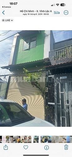 BBÁN NHÀ ĐẸP Ở NGAY. HẺM XE HƠI NGAY CHỢ THỚI HOÀ 