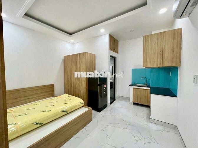 CHO THUÊ PHÒNG STUDIO MẶT TIỀN NGUYỄN VĂN KHỐI ĐẦY ĐỦ NỘI THẤT