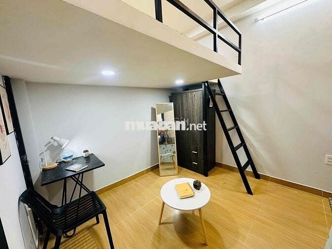 Phòng mini cho thuê - Có gác lửng, nội thất hiện đại, gần chợ Bà Chiểu