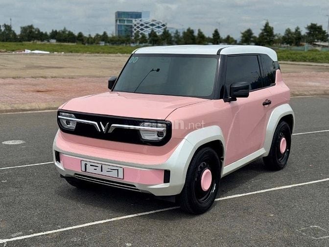 VinFast VF3 Hồng Pin Mua Đời 2025 full decal cực đẹp