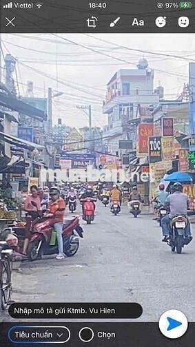 SANG MẶT TIỀN KINH DOANH 2 MẶT TIỀN TRƯỚC  SAU ĐỐI DIỆN TRƯỜNG HỌC