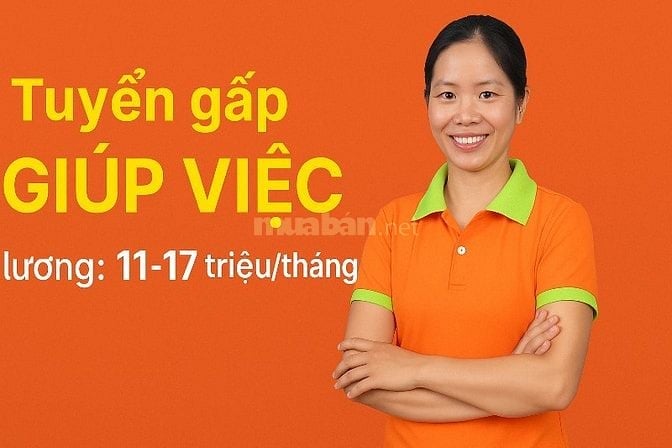 [Lương Cao] Tuyển dụng 5 giúp việc theo giờ chính chủ uy tín