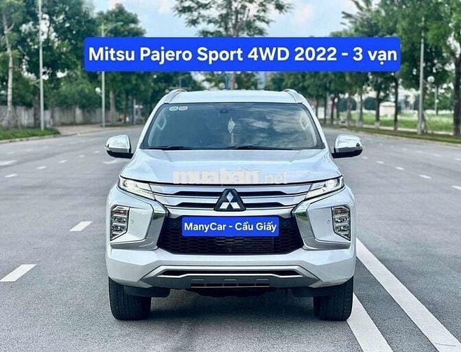 Mitsu Pajero Sport 4WD sx 2022 chạy 3 vạn km