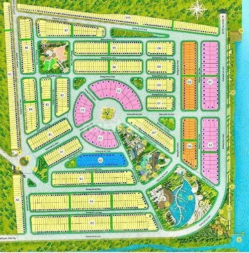 bán đất dự án saigon Riverpark, đường trương văn bang, cần giuộc