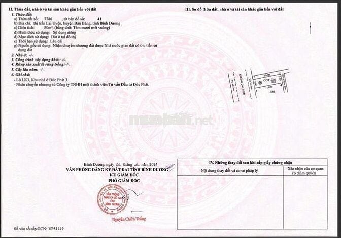 Đất thổ cư tại đường DH614, KCN Bàu Bàng,chỉ trả trước 224tr sổ sẵn