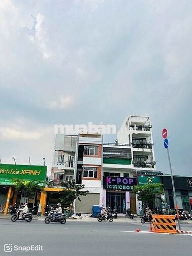 CHO THUÊ NHÀ MỚI MẶT TIỀN DƯƠNG QUẢNG HÀM (TRỆT 3 LẦU 4,5X15) HÈ RỘNG