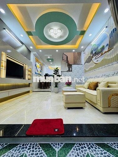 💥 NHÀ ĐẸP TRỆT 3 LẦU – 65m2 – gần chợ Thạch Đà, Phạm Văn Chiêu Gò