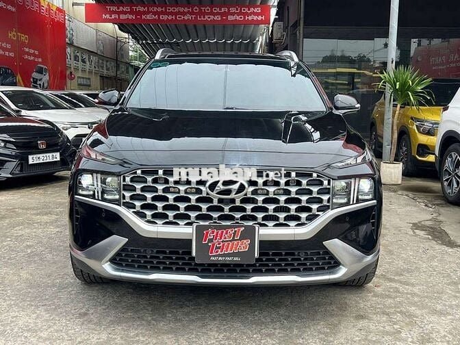 Hyundai Santafe 2021 Premium 2.2D,máy dầu,màu đen