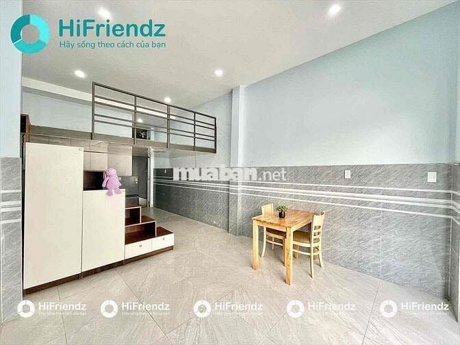 KHAI TRƯƠNG PHÒNG GÁC RỘNG 40M2 Ở ĐƯỢC 4 NGƯỜI GẦN ĐH VĂN HIẾN - CMT8