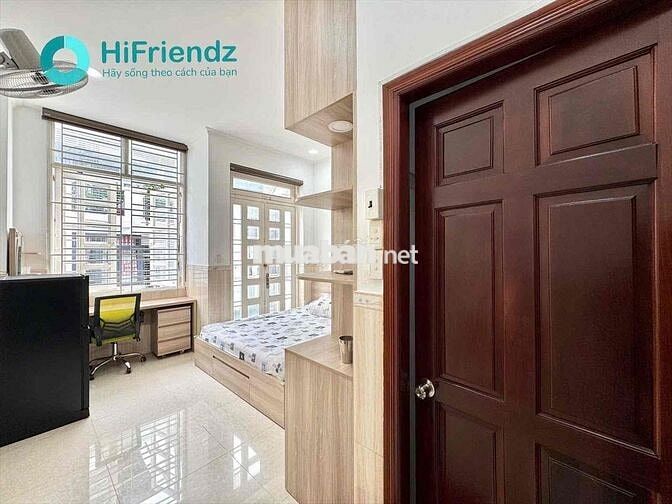 Căn hộ dịch vụ Full nội thất có ban công lớn Dạ Nam Q8 kế cầu Chữ Y