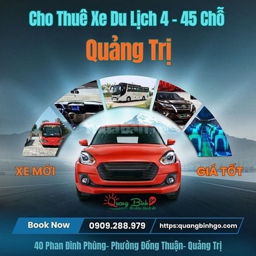 Thuê Xe 4-45 chỗ Quảng Trị Tại Đồng Hới – Phong Nha |GIÁ TỐT|