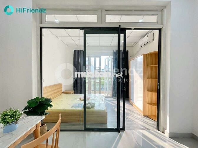 Căn hộ 1PN tách bếp - Bancol siu mát,full nội thất,ngay ĐH Công Thương