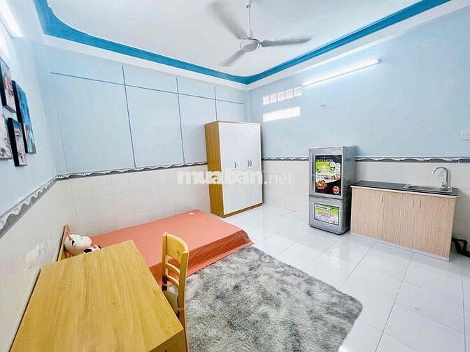 PHÒNG STUDIO FULL NỘI THẤT - GẦN CV LÊ THỊ RIÊNG - GIÁP Q10