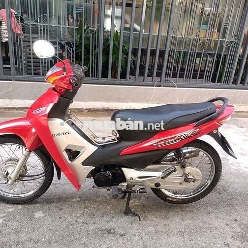 Xe wave alpha 110cc màu đỏ bánh tâm thắng đùm bs
