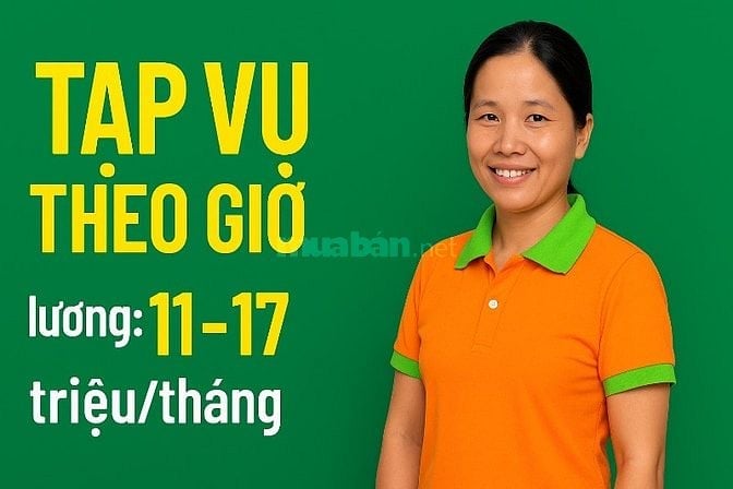 [Lương Cao] Tuyển dụng 5 tạp vụ chính chủ công ty uy tín